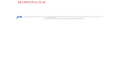 Desktop Screenshot of beerpeople.com